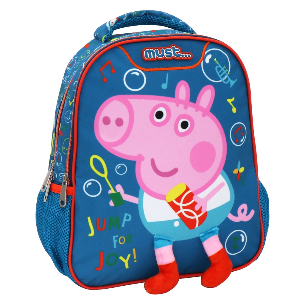 Must George Pig 12.5" backpack 2 compartments