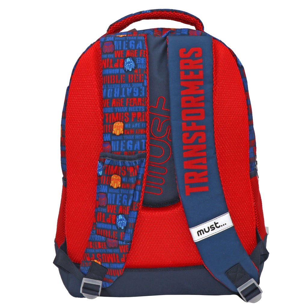 Must Transformers 17" Backpack 3 compartments 43cm