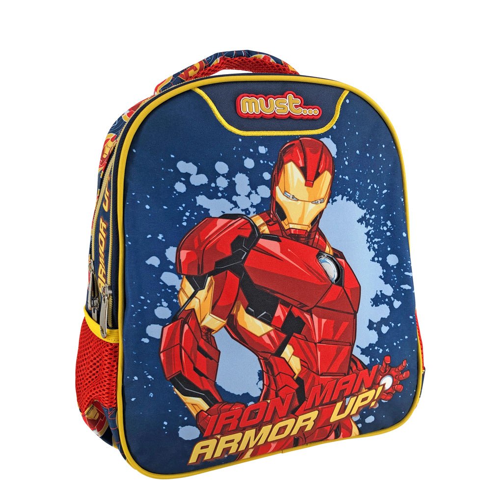 Must Iron Man 12.5" Backpack 2 compartments