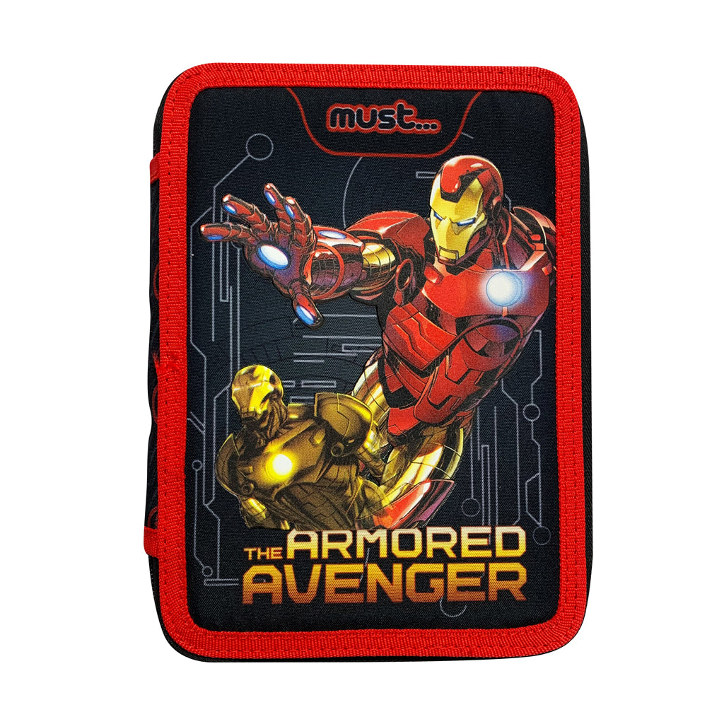 Must Iron Man double decker filled pencil case