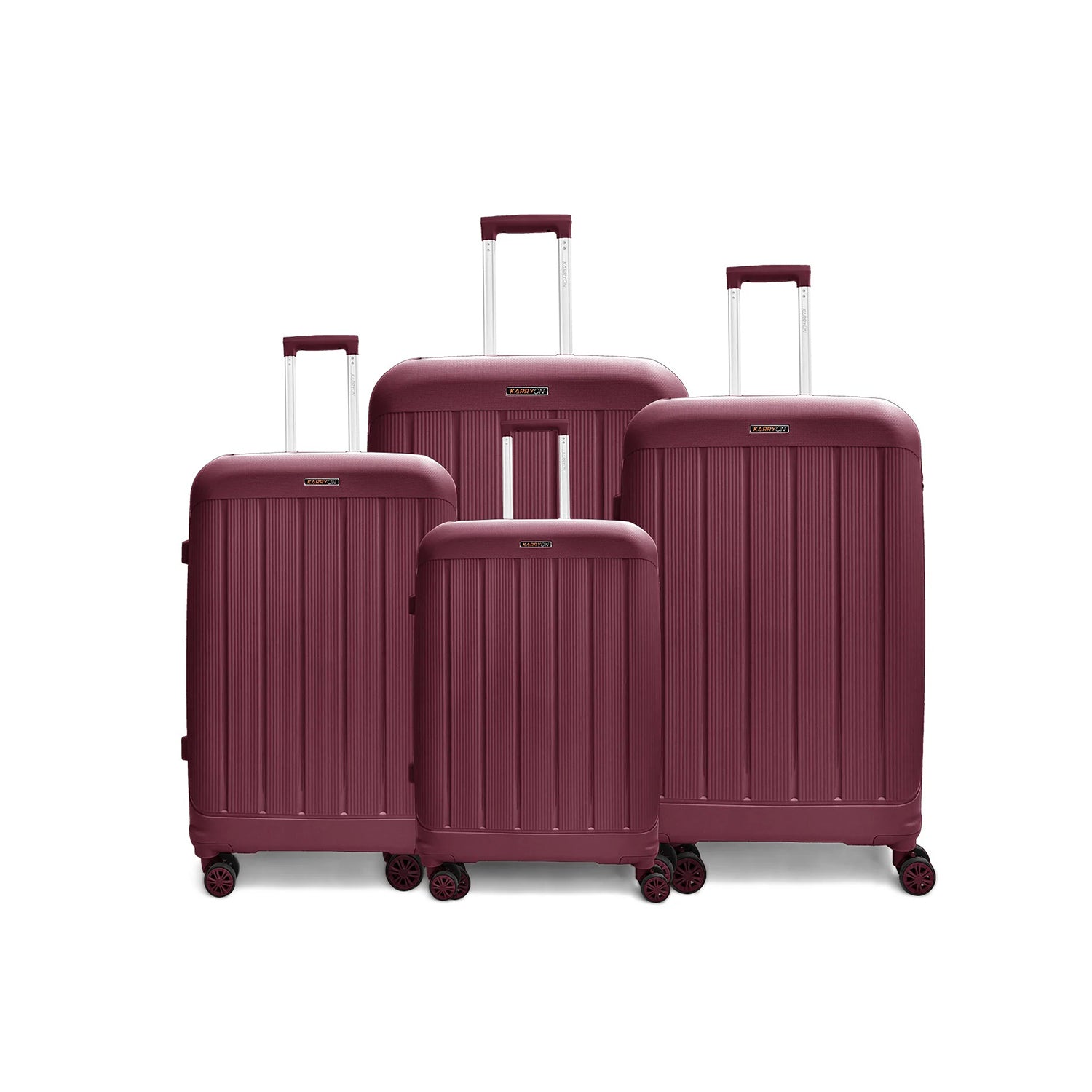 Burgundy luggage sets online