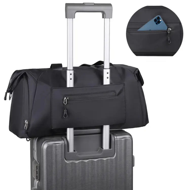 Handbag with Shoe Compartment