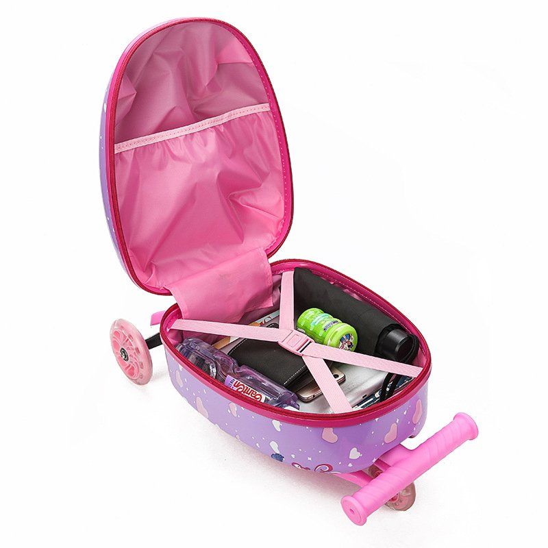 Kids scooter suitcase - Mermaid