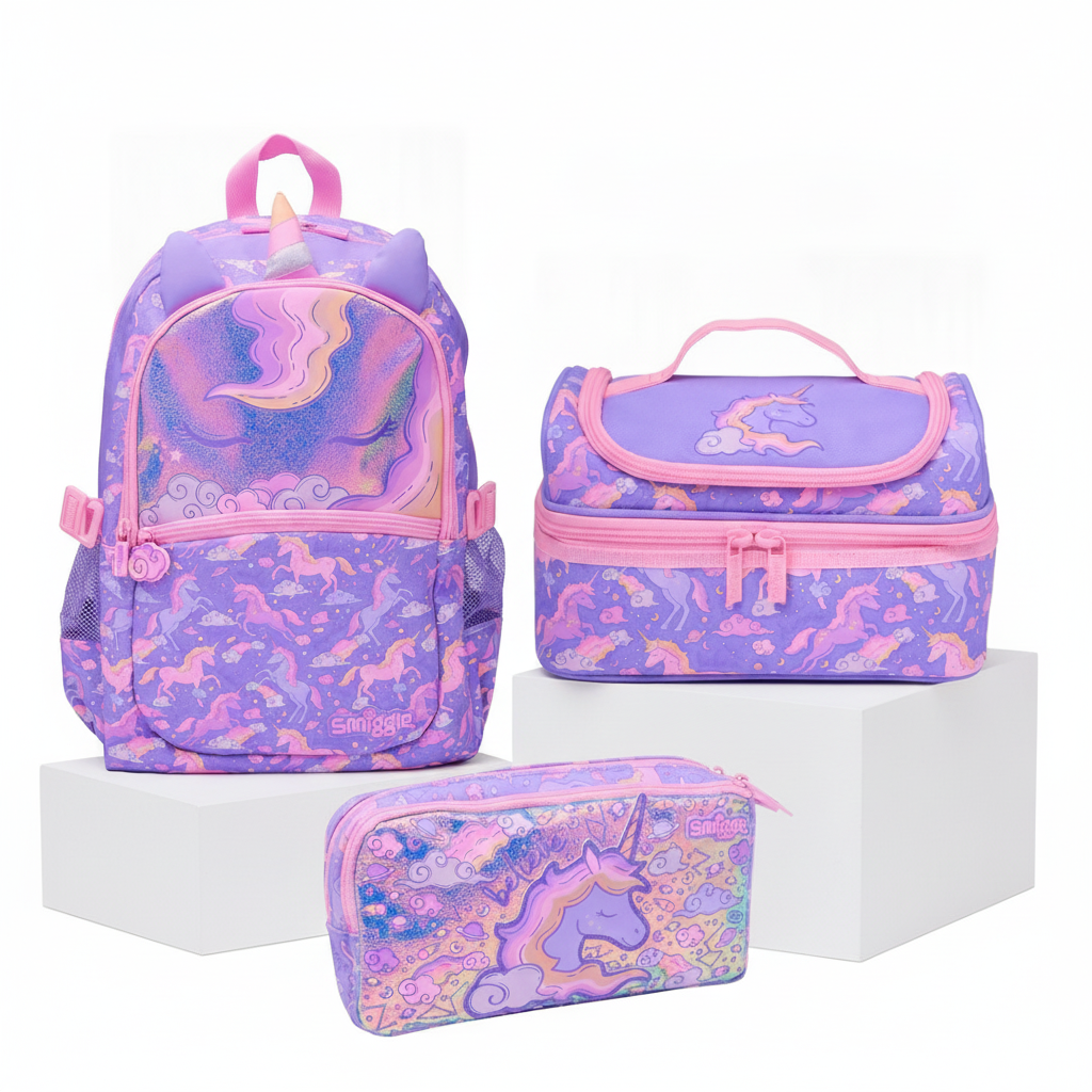 Purple Unicorn 3 Piece Classic Bundle