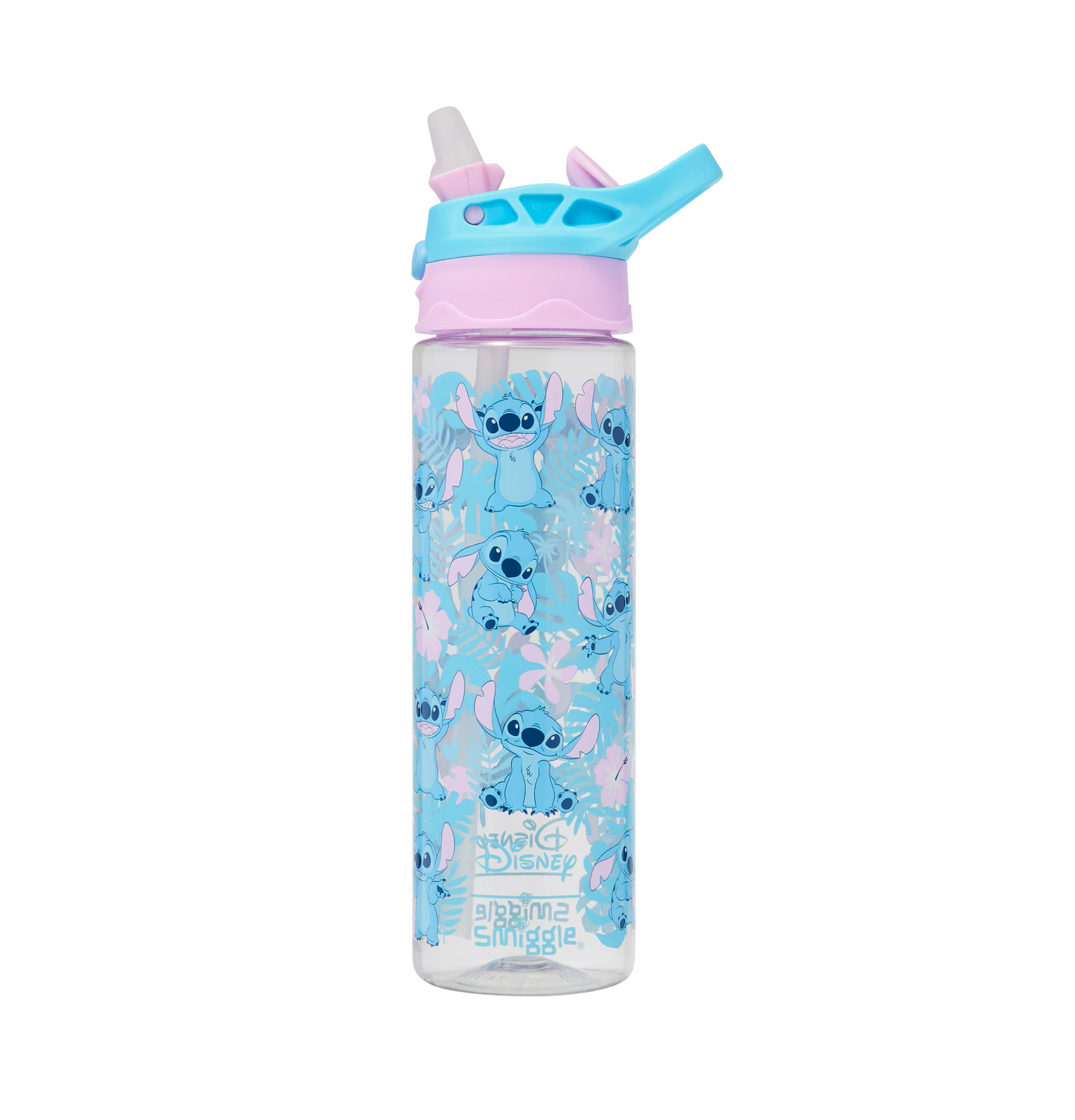 Stitch Plastic Flip Drink Bottle 650Ml