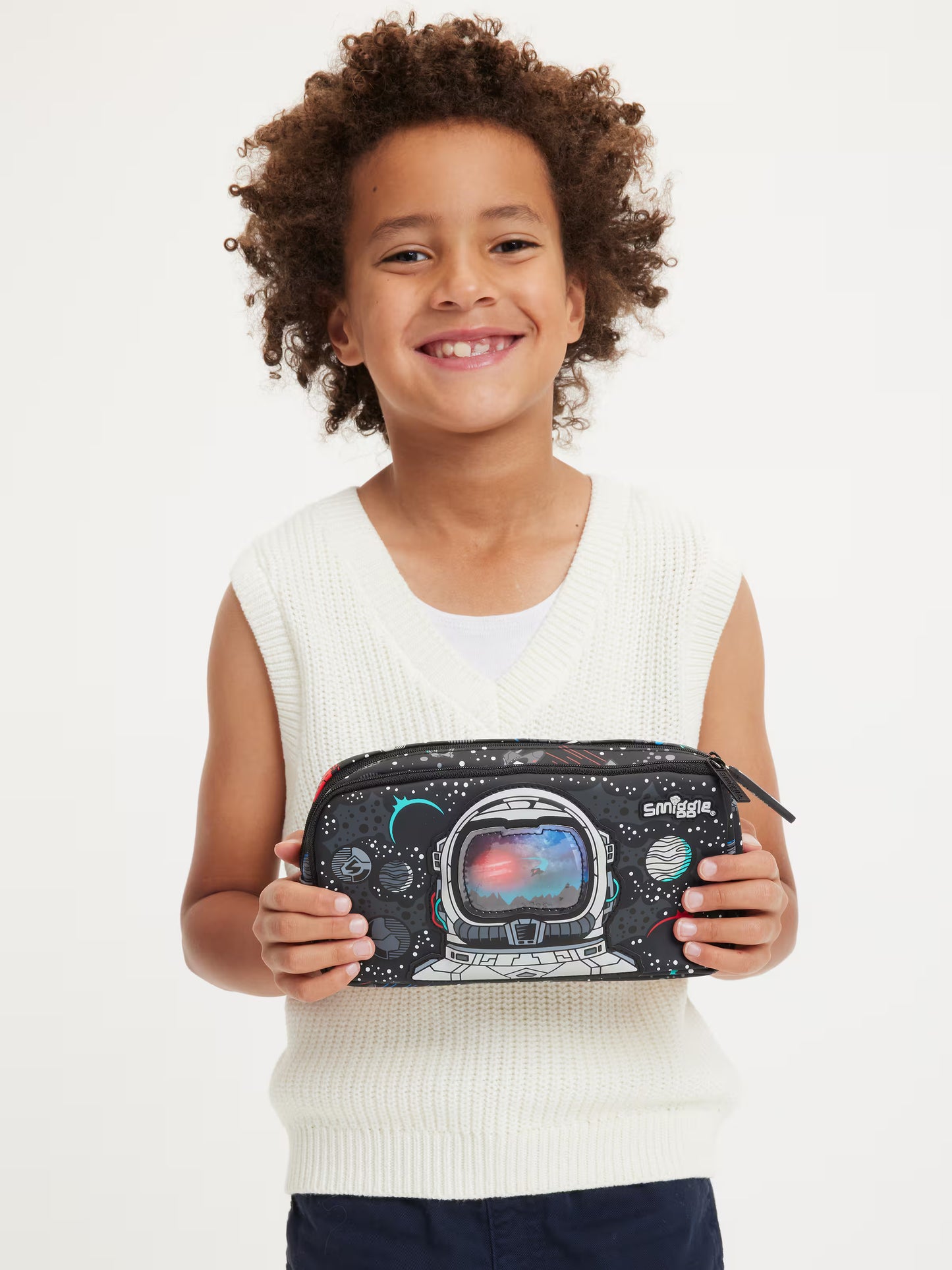 Eclipse Astronaut Rocket Character Pencil Case