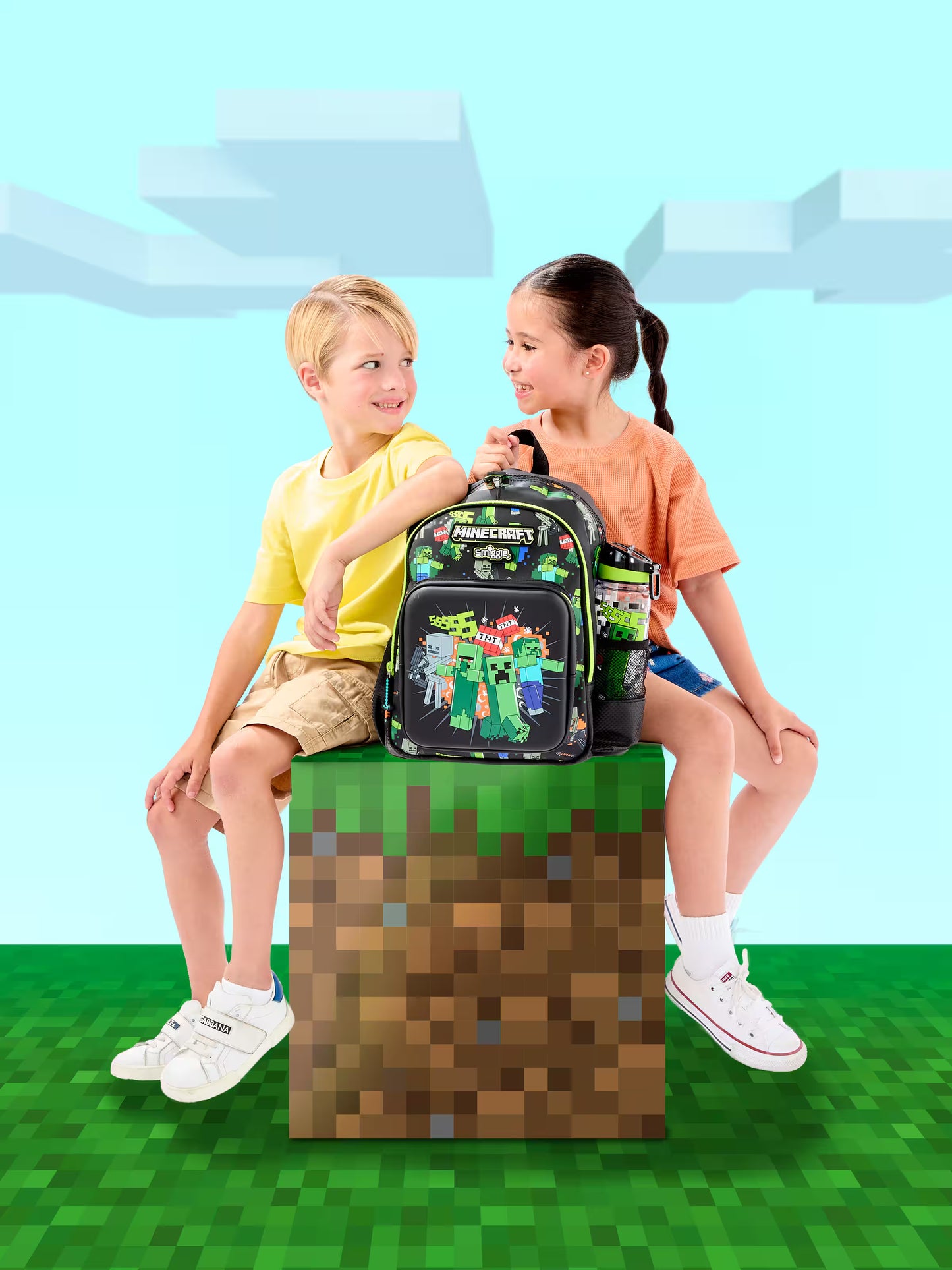 Smiggle Minecraft Junior Backpack, 37cm