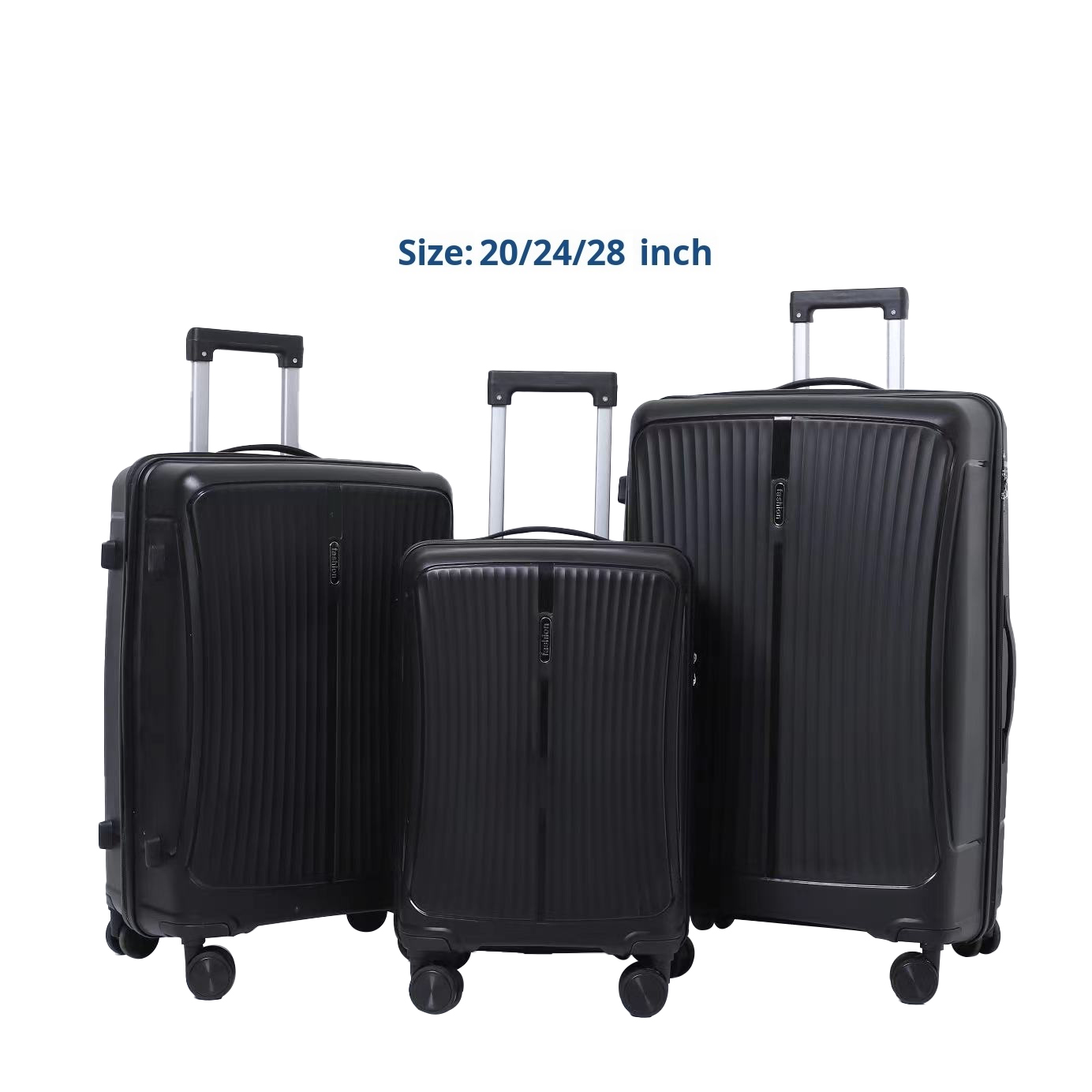 PP Luggage Set - 501 Black