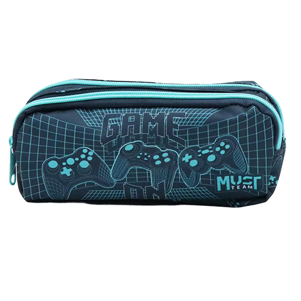 Must Ninetendo Game On pencil case 2 zippers