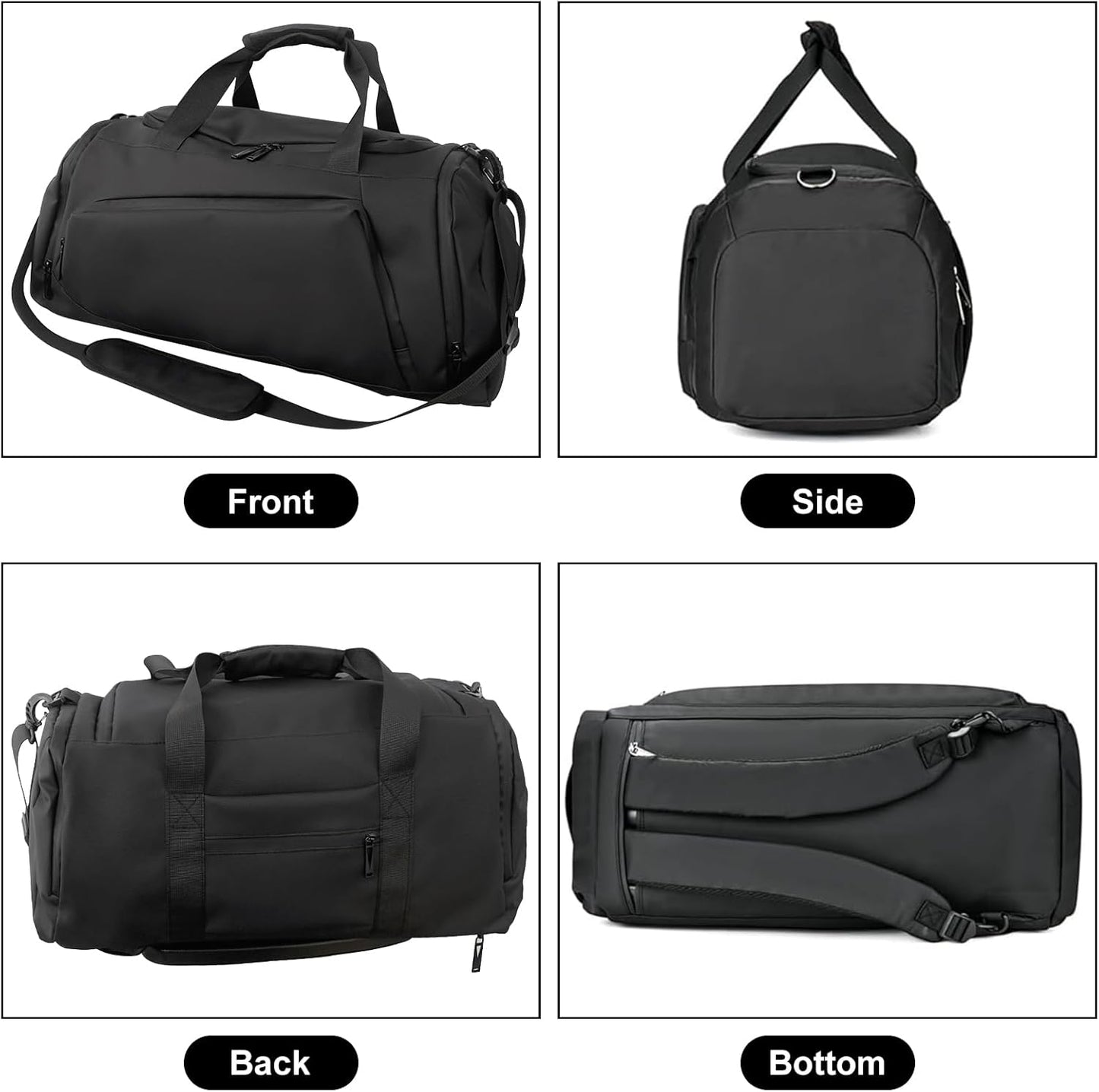 Handbag with Shoe Compartment