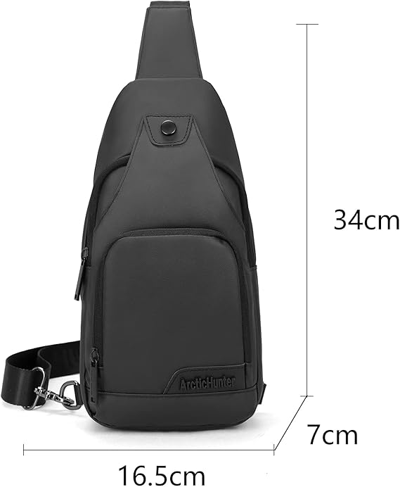 Arctic Hunter Crossbody - Chestbag XB13005 Black