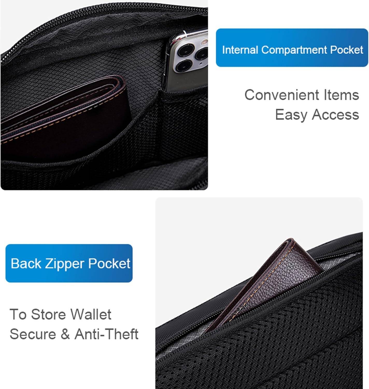 Arctic Hunter Waist Bag Y00557 Grey