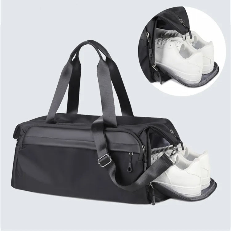 Handbag with Shoe Compartment