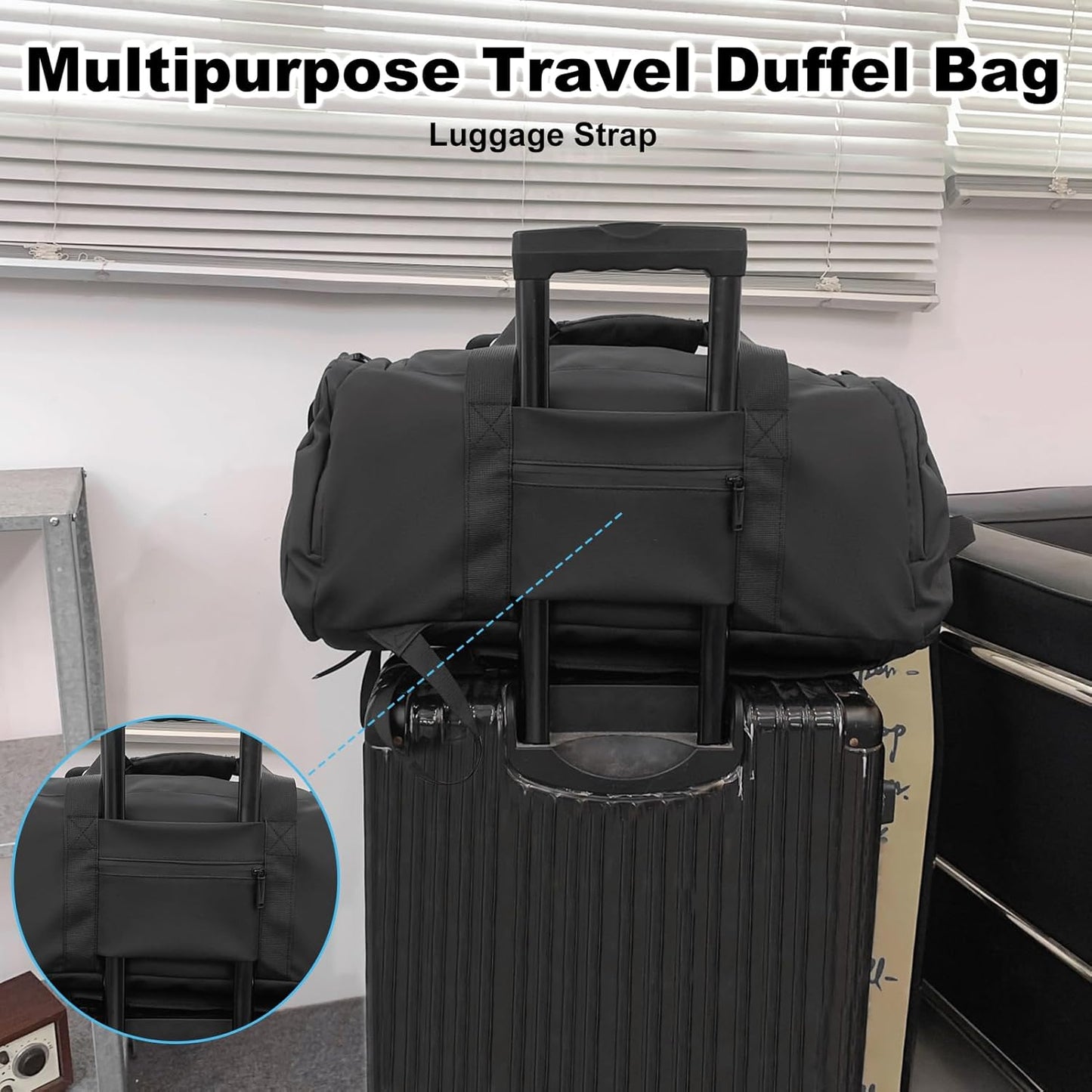 Handbag with Shoe Compartment