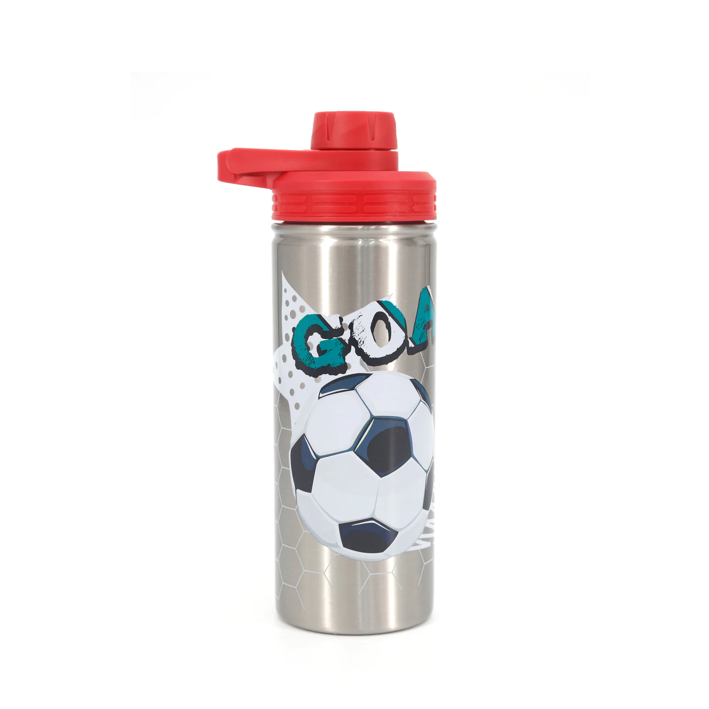 Football stainless steel water bottle