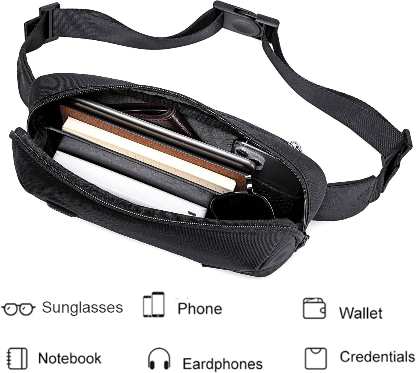 Arctic Hunter Waist Bag Y00557 Grey
