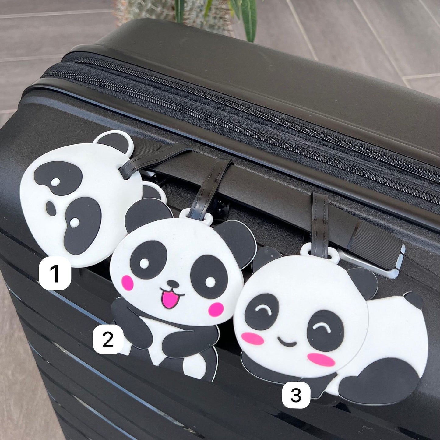 Panda Luggage Name Tag