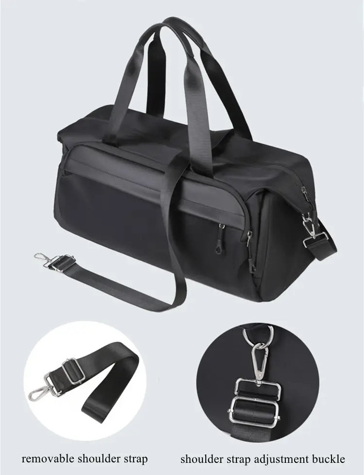 Handbag with Shoe Compartment