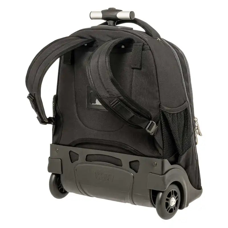 Trolley School Backpack Rolling Cart Black