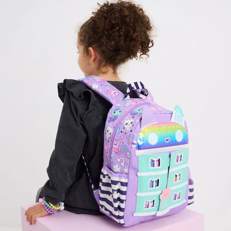 Smiggle Gabby's Dollhouse Junior Backpack, 36cm