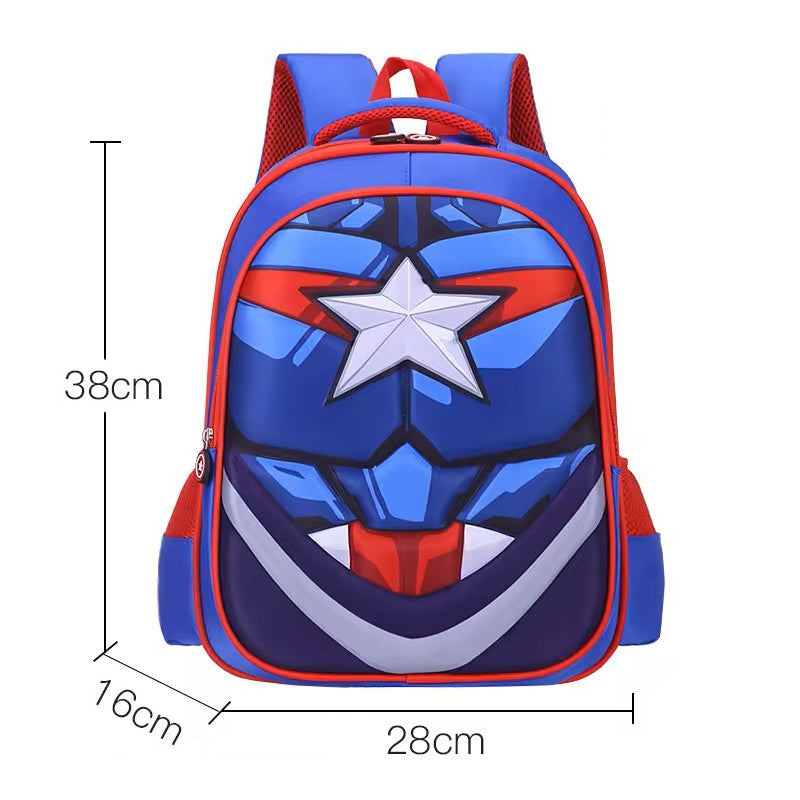 3D Captain America Backpack
