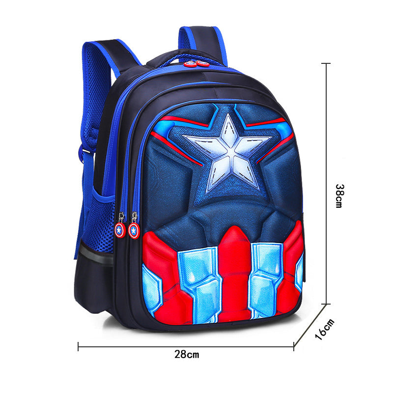 3D Captain America Backpack