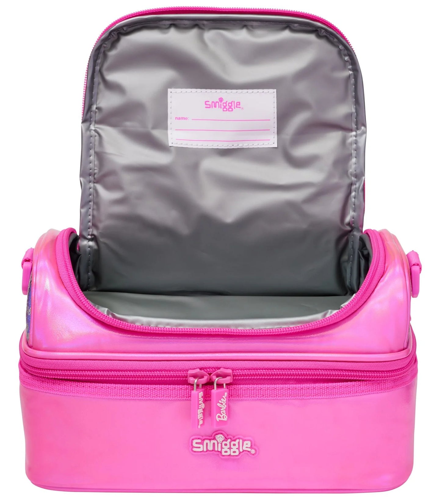Barbie Double Decker Lunchbox With Strap