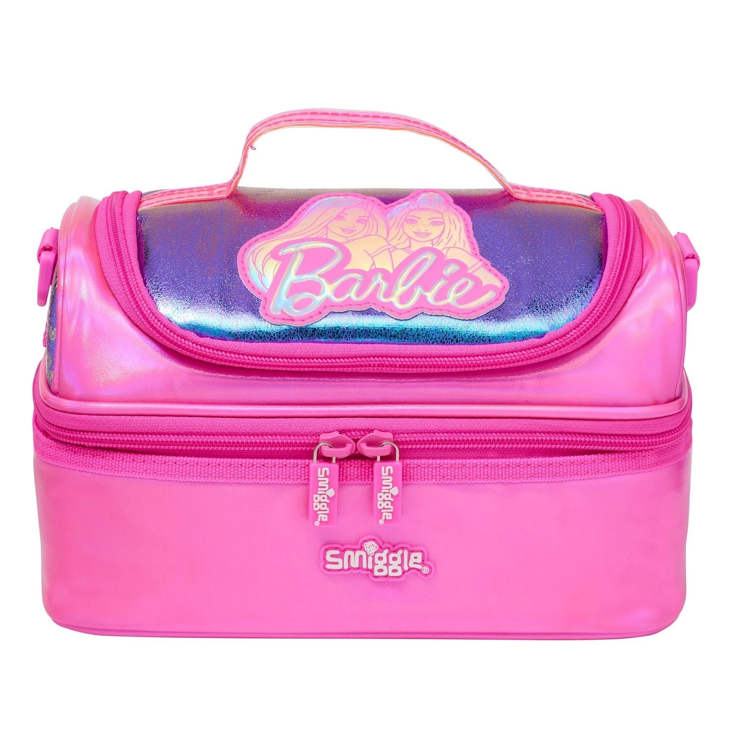 Barbie Double Decker Lunchbox With Strap
