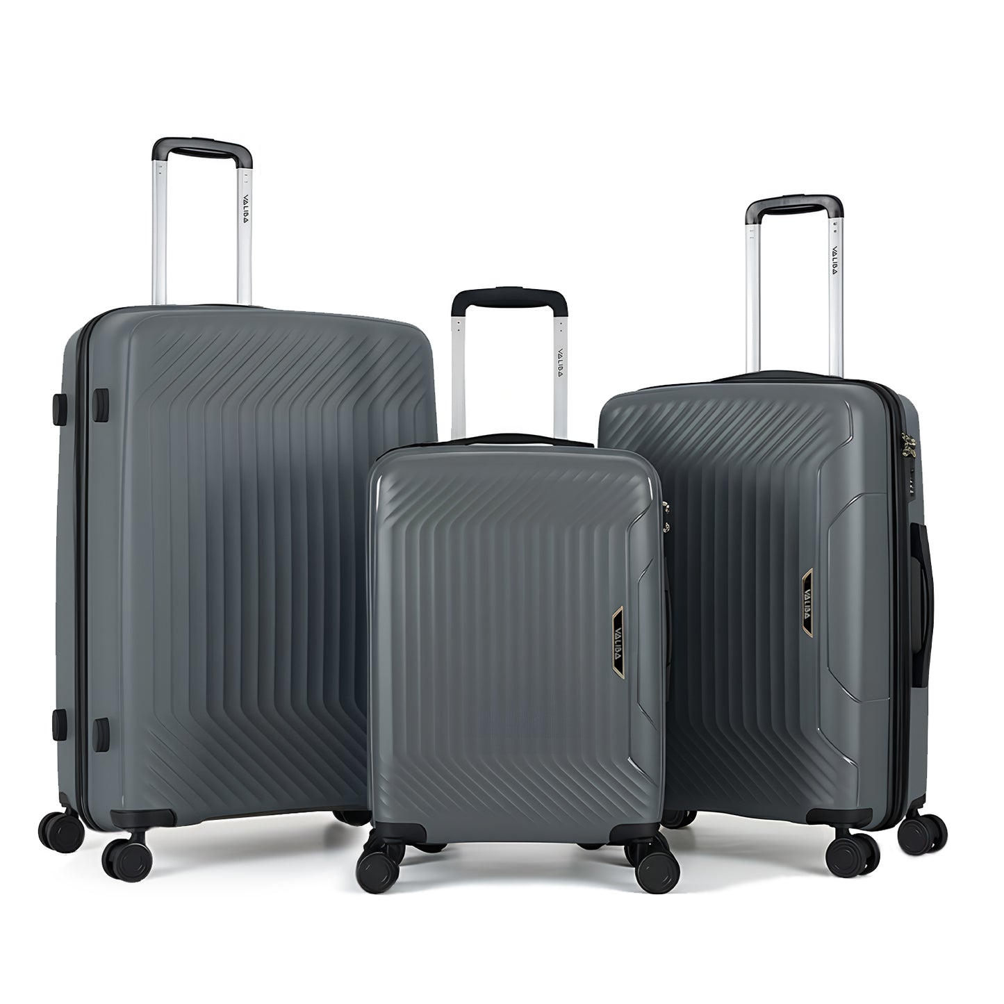 Coast 3 Piece Luggage Set - Stone Grey