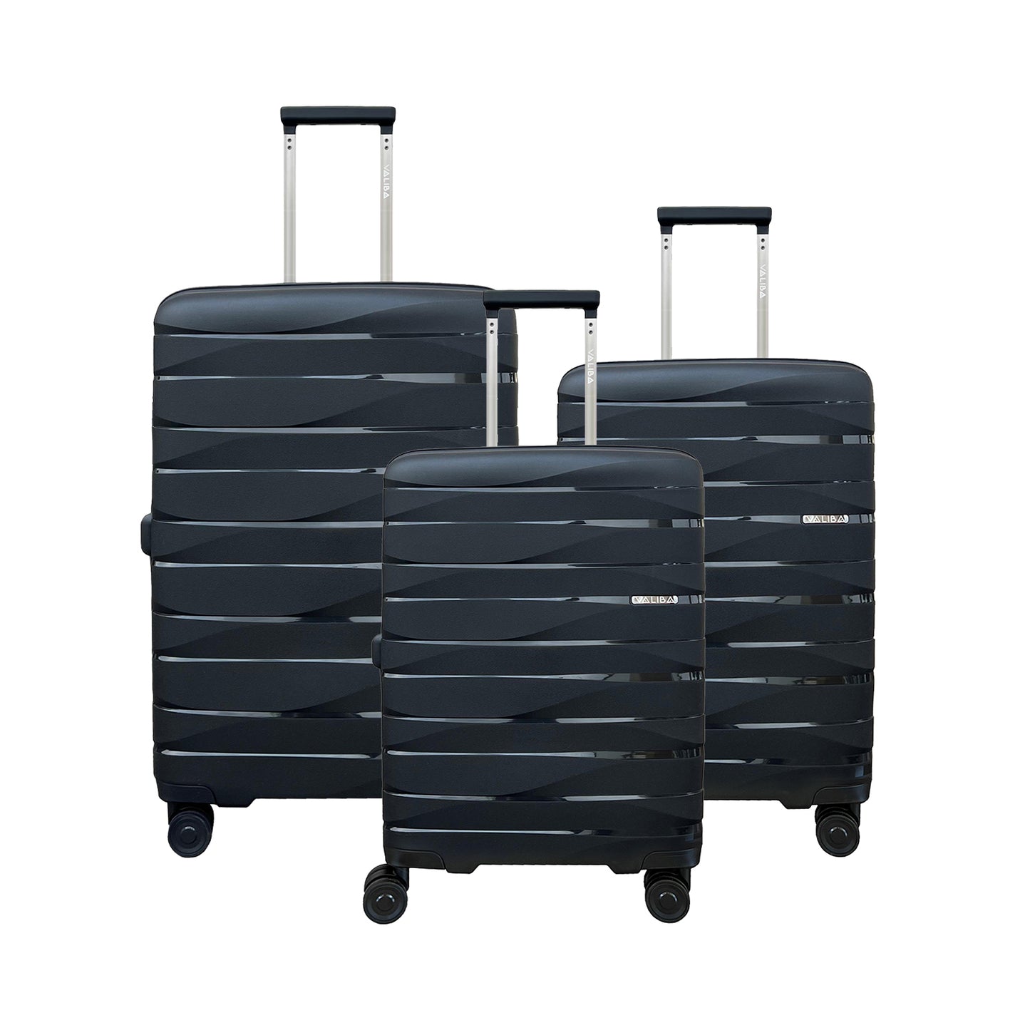 Valiba PP Luggage Set - Black
