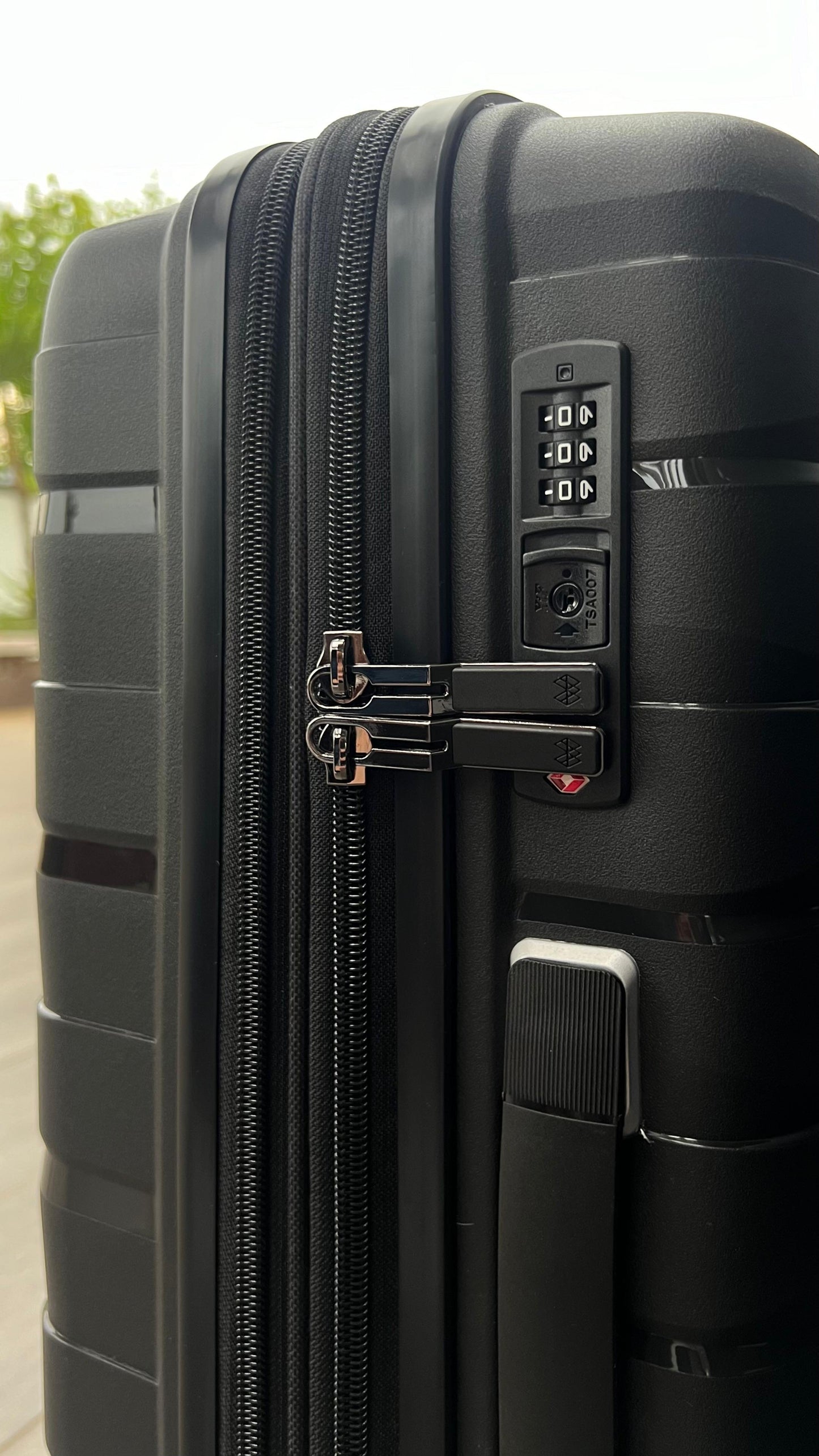 Valiba PP Luggage Set - Black