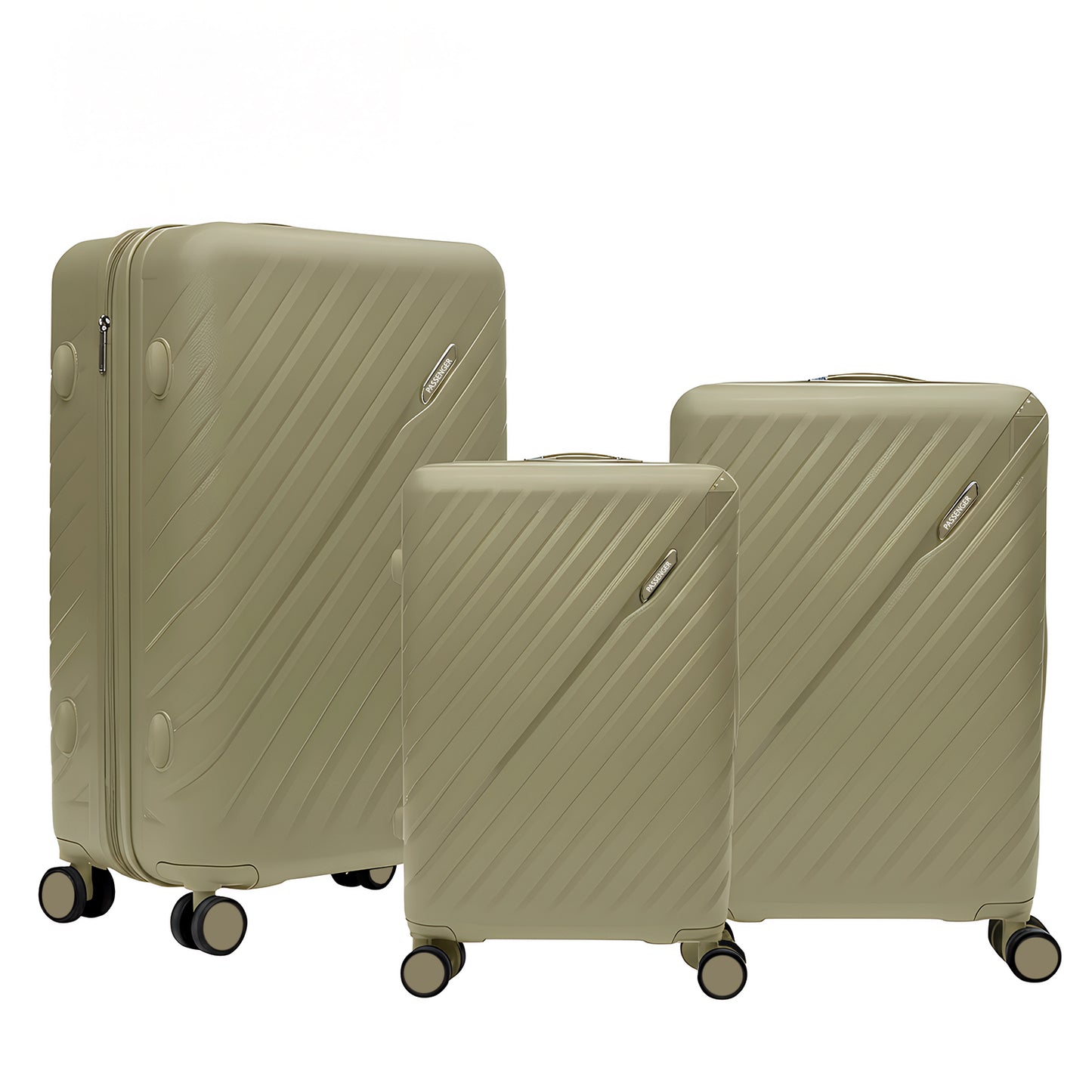 Atlantic PP Luggage Set - Khaki