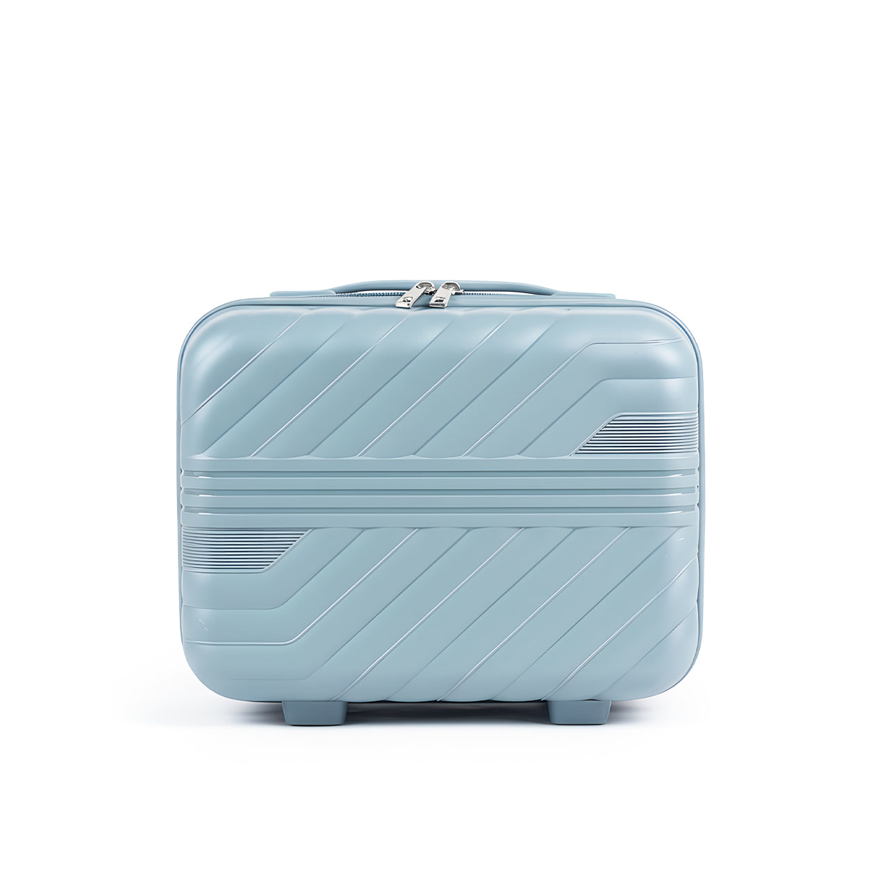 Fashion Beauty Case Grey Blue 14"