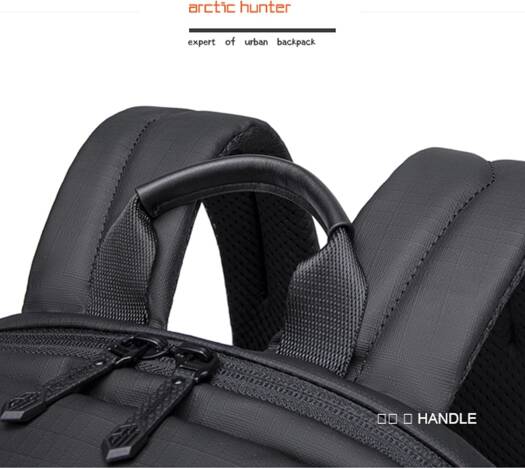 Arctic Hunter Laptop Backpack - 15.6inch Laptop B00536 Grey