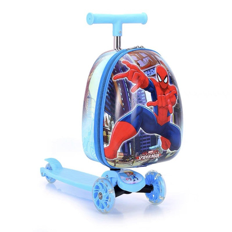 Kids scooter suitcase Spiderman VALIBA