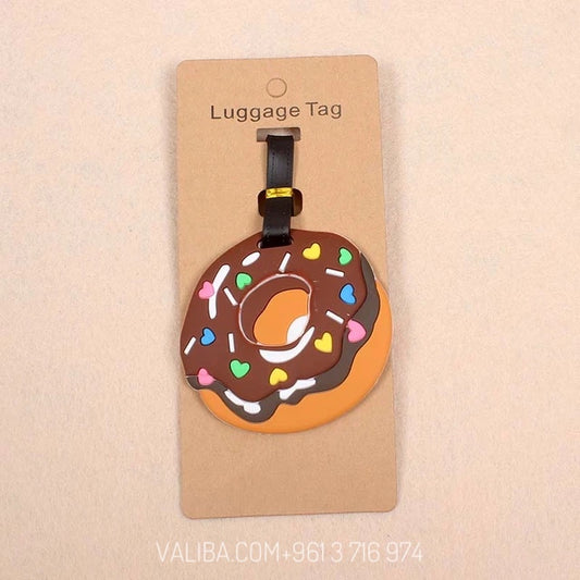 Donut Luggage Name Tag