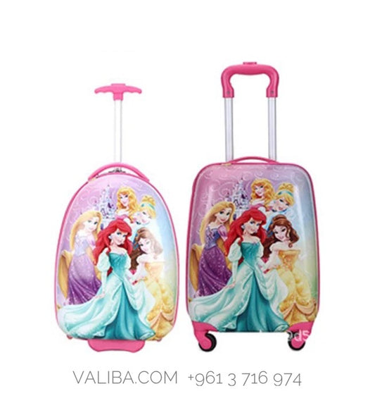Kids suitcase - Five princesses 16"