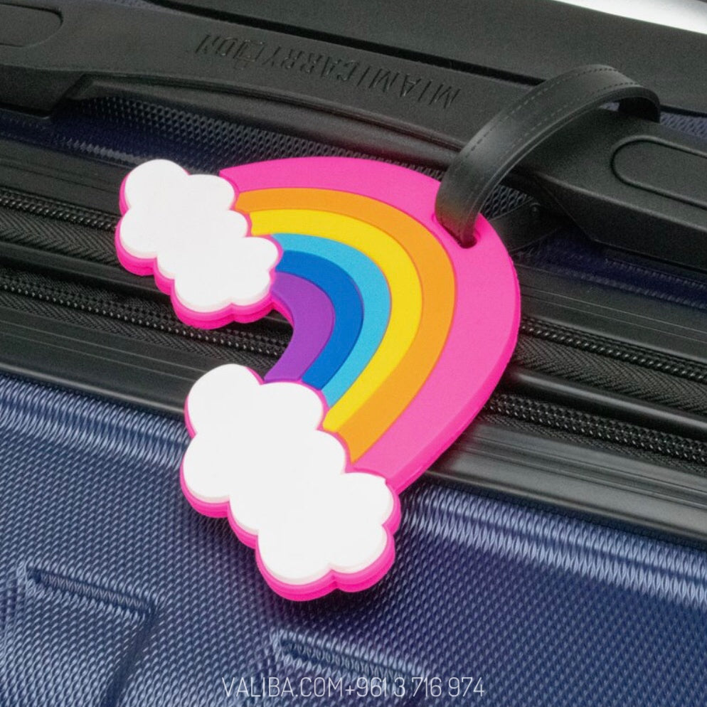 Rainbow Luggage Name Tag