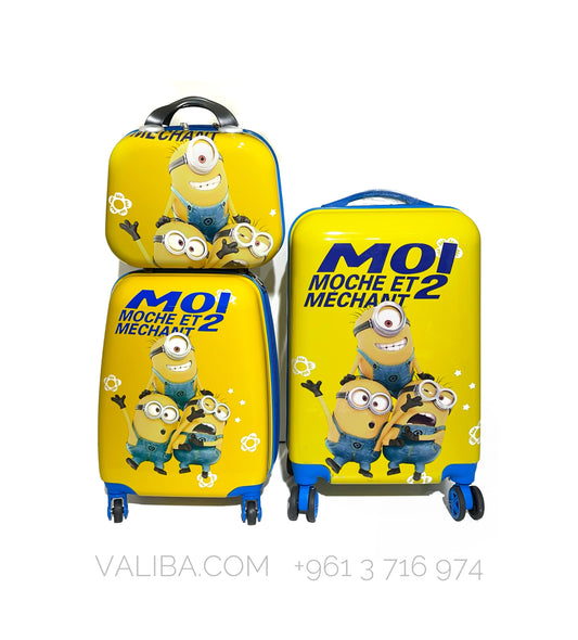 Kids suitcase - Minions 8"/16"/20"
