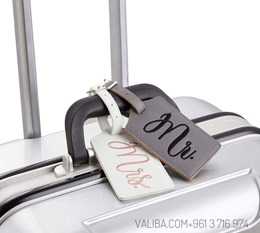 Mr. & Mrs. Luggage Name Tag