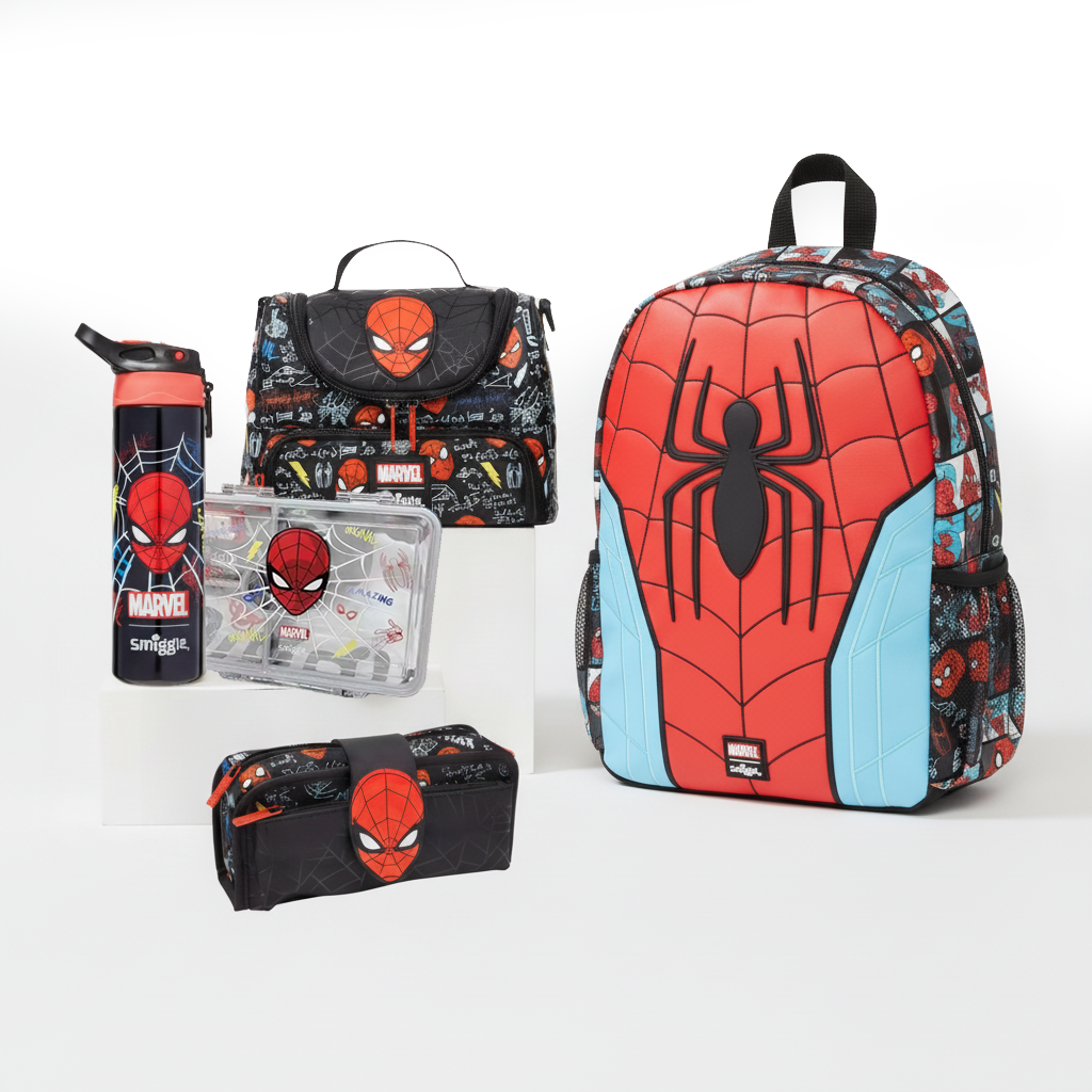 Spiderman 5 Piece Junior Bundle