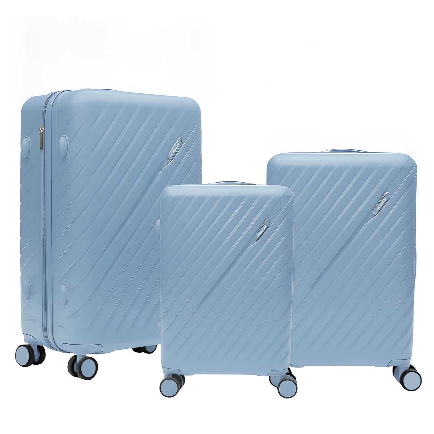 Atlantic PP Luggage Set - Grey Blue