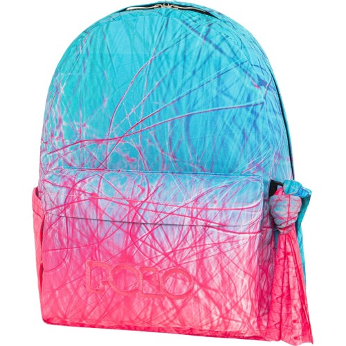Original Scarf Backpack - Pink-Cyan