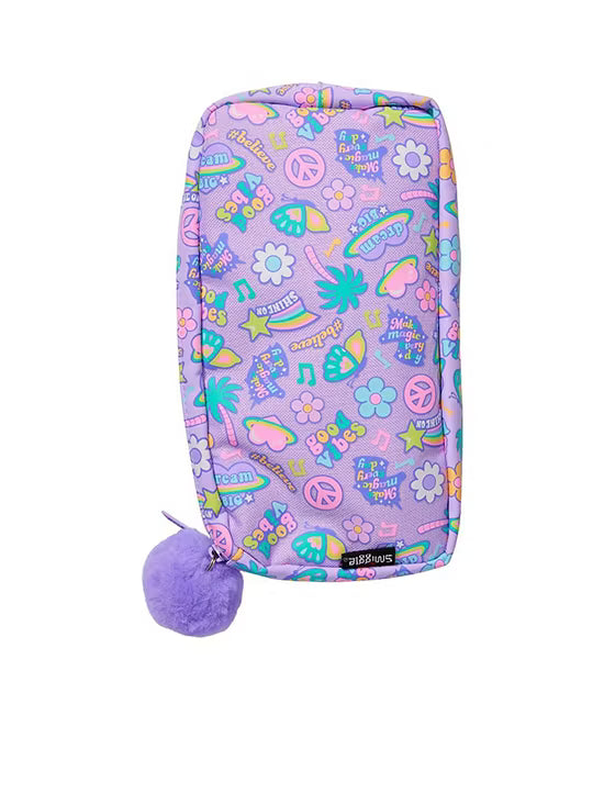 Unicorn Lilac Print Pencil Case