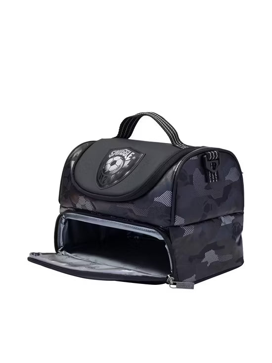 Football Double Pocket Lunchbox With Strap