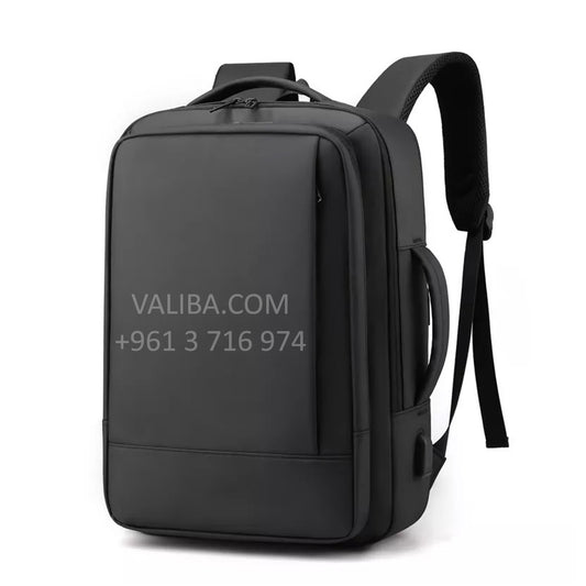 Expandable USB Charging Laptop Backpack - 15.6inch laptop