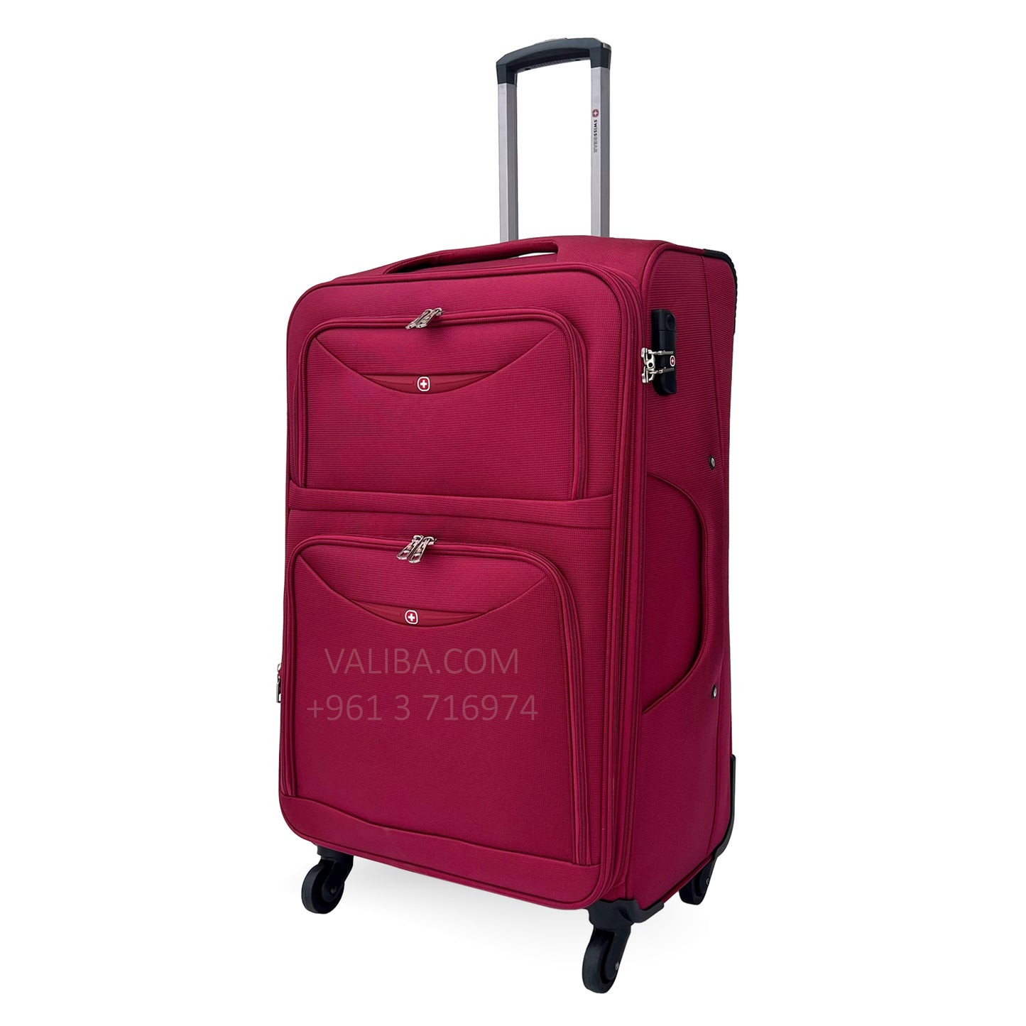Swiss Gear Fabric Luggage - 28" - Burgundy