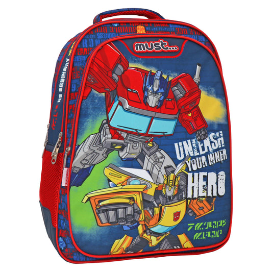 Must Transformers 17" Backpack 3 compartments 43cm