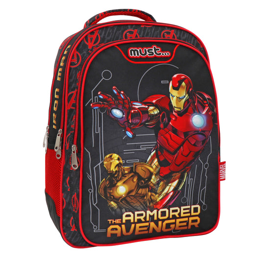 Must Iron Man 17" Backpack 3 compartments 43cm