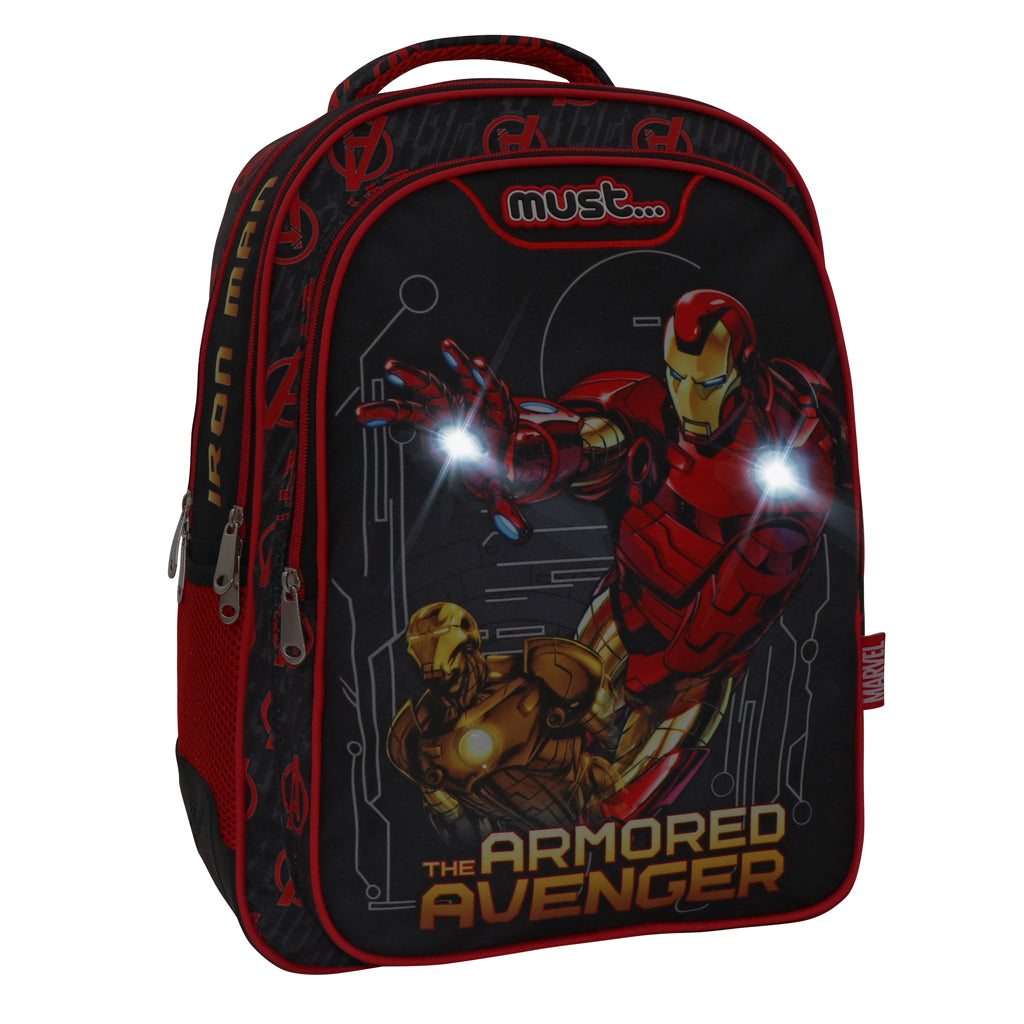 Must Iron Man 17" Backpack 3 compartments 43cm